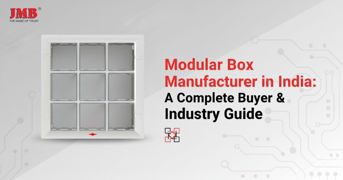 High-durability 12-module PVC surface mounting electrical box from a certified modular box manufacturer in India.